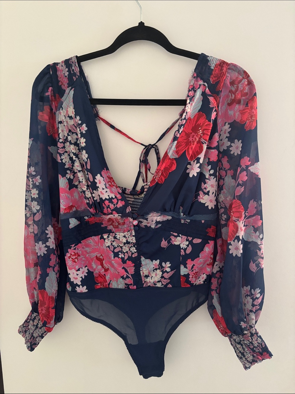 Free People intimately floral bodysuit NWOT